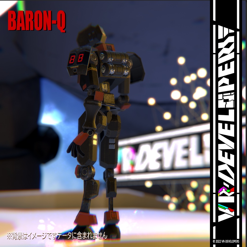 【VRChat想定アバター】BARON-Q
