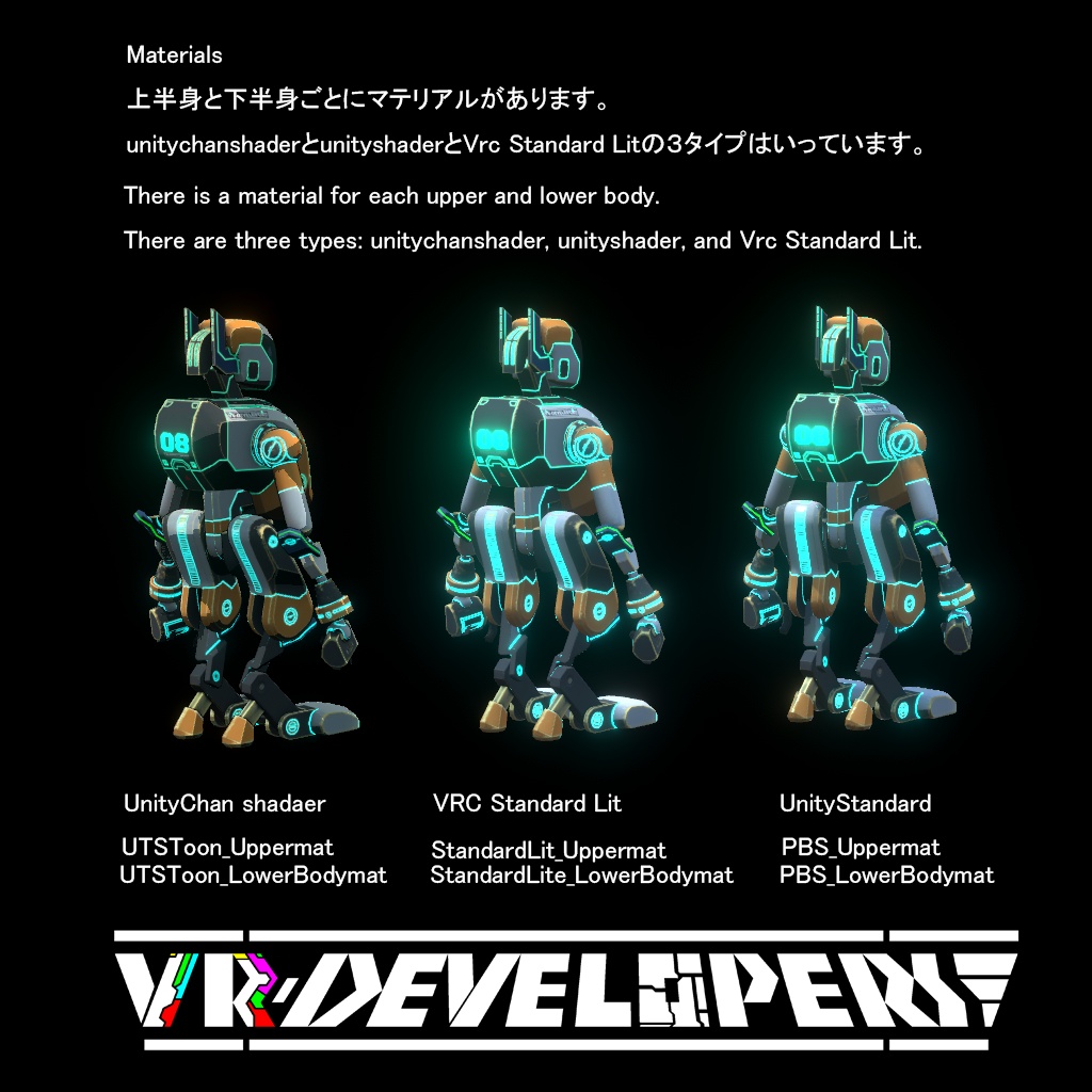 【VRChat想定アバター】BTBOT