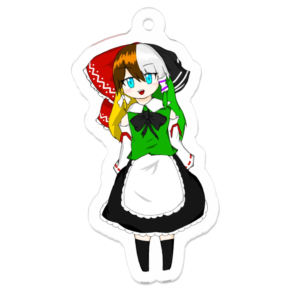 ゆっくりK アクリルキーホルダー 旧アイコンVer 本人絵