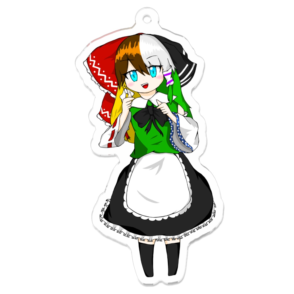 ゆっくりK「全体絵」アクキー 本人絵