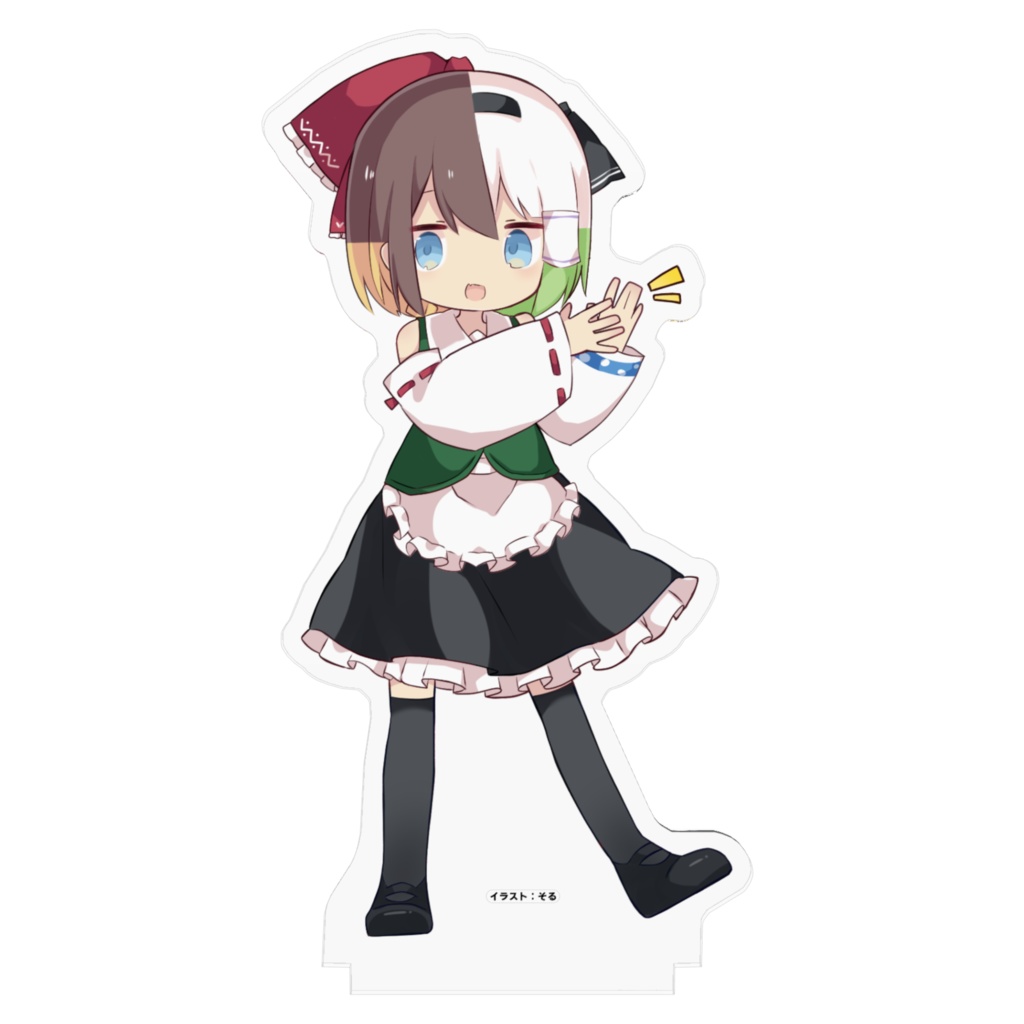 ゆっくりK「Kポーズ」拍手 アクリルフィギュア