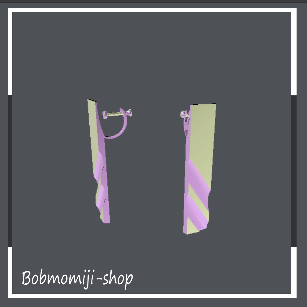 【無料】スクエアイヤリング