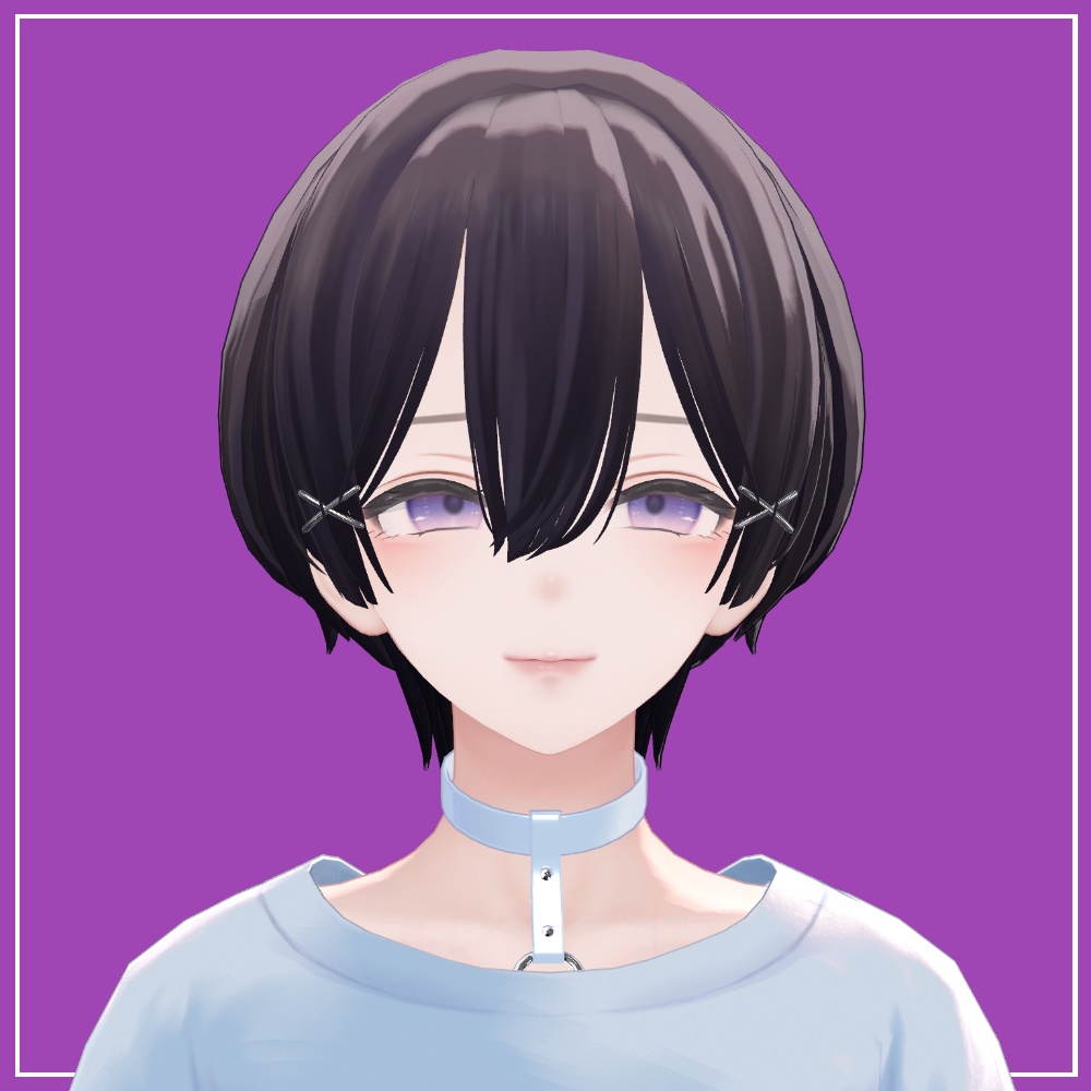 森羅専用 撮影用表情9種『影のある少女』