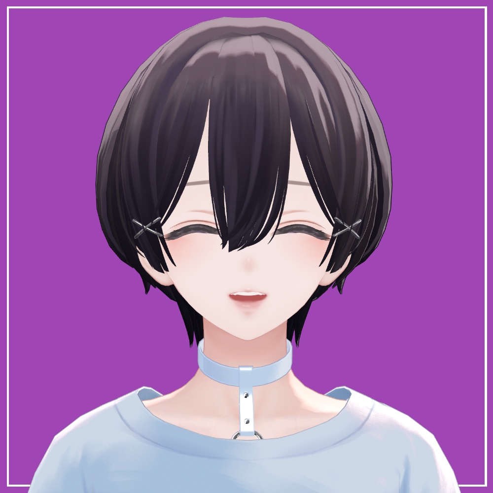 森羅専用 撮影用表情9種『影のある少女』