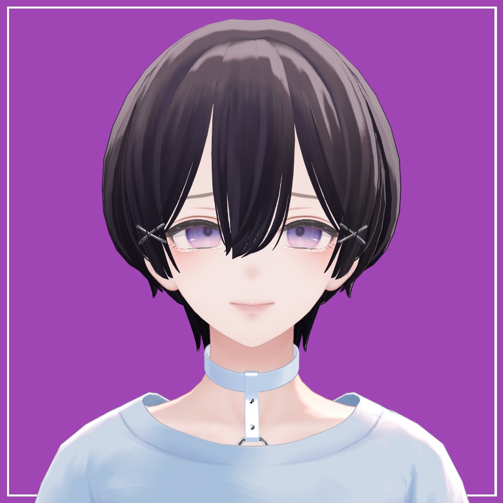 森羅専用 撮影用表情9種『影のある少女』