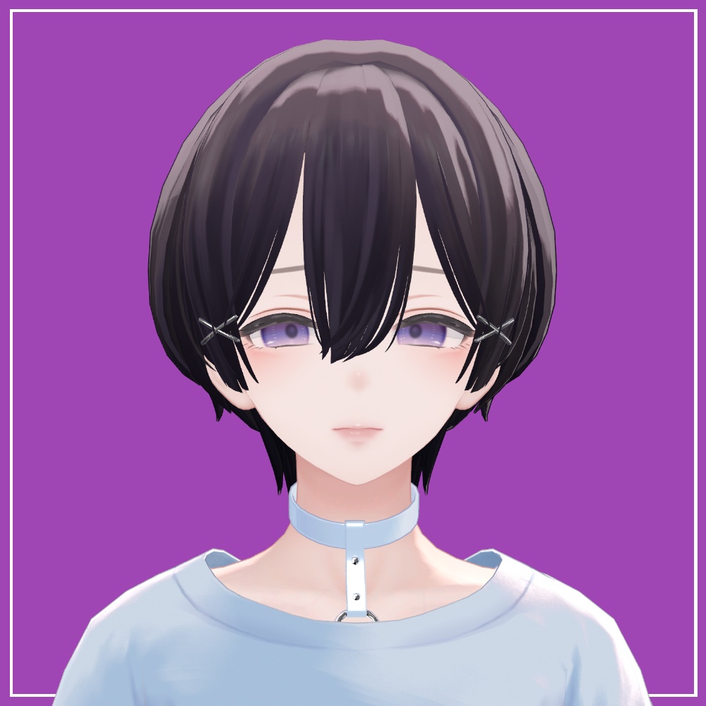 森羅専用 撮影用表情9種『影のある少女』