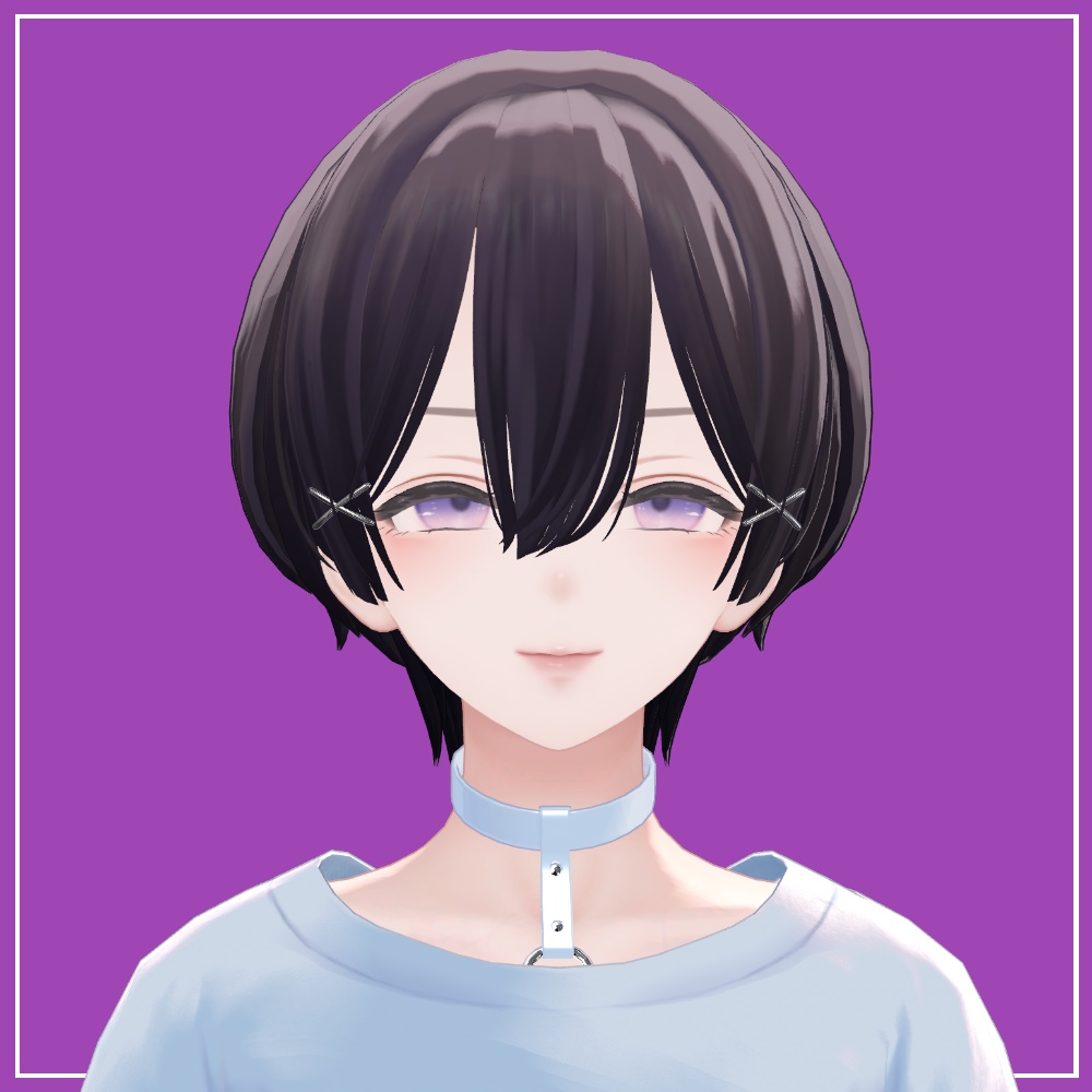 森羅専用 撮影用表情9種『影のある少女』