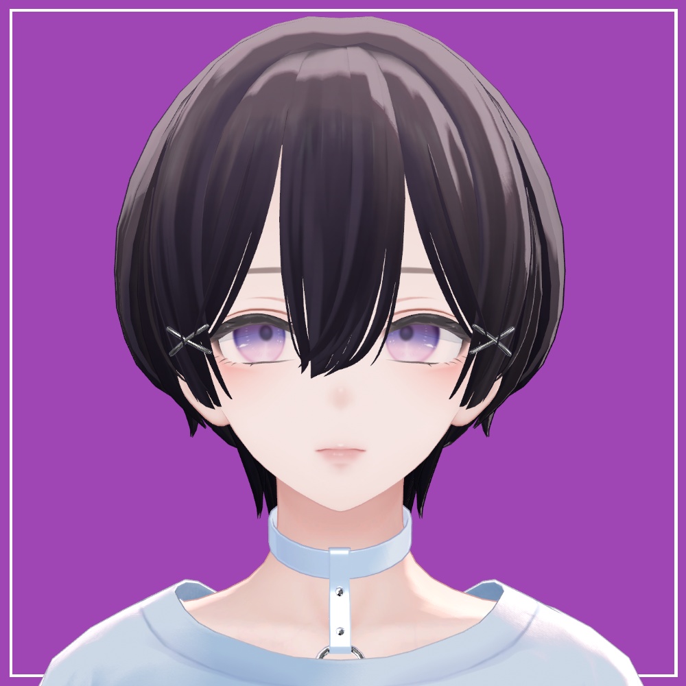 森羅専用 撮影用表情9種『影のある少女』