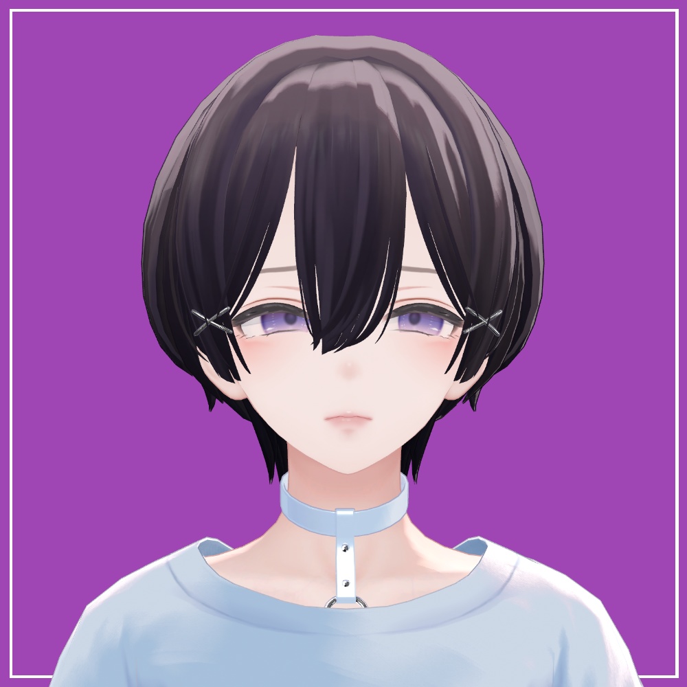 森羅専用 撮影用表情9種『影のある少女』