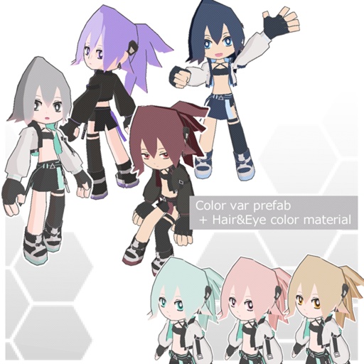 「Nontone」VRChat想定 オリジナル3Dモデル