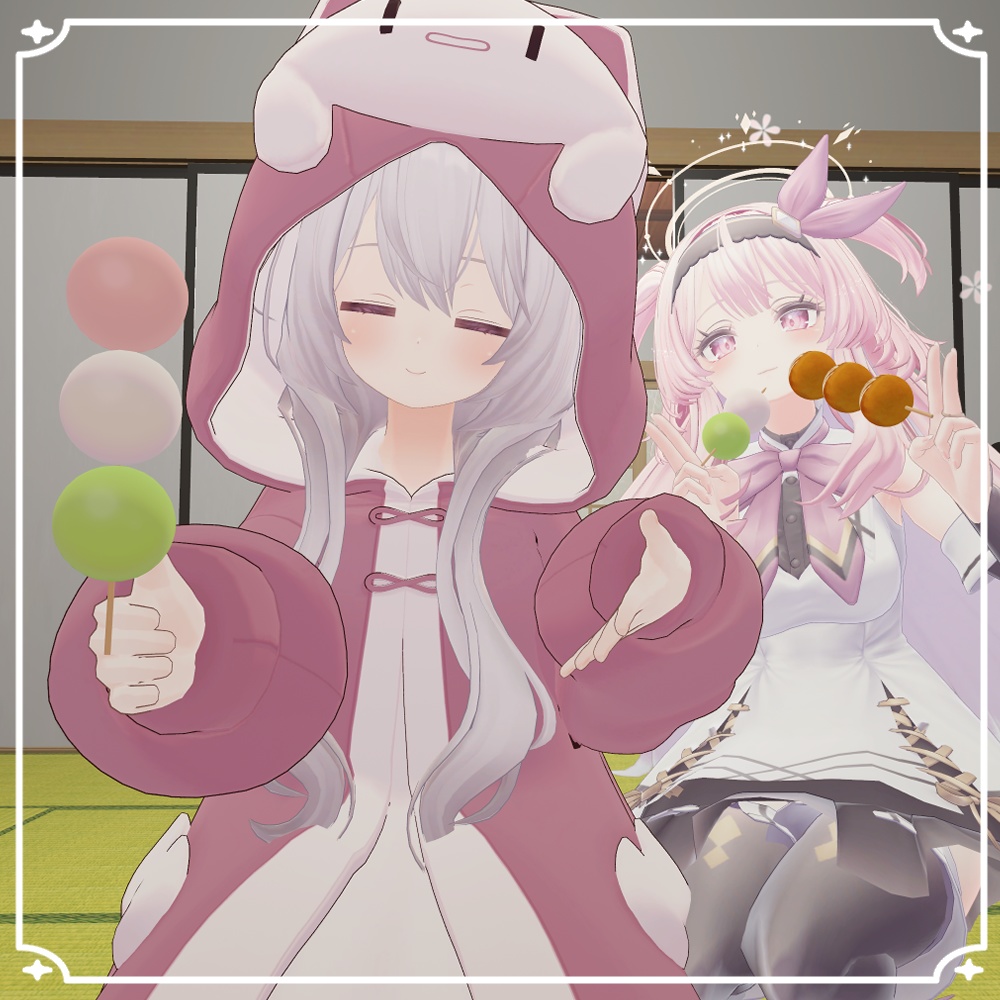 【ギミック付き】食べられる伸びる団子【VRChat】