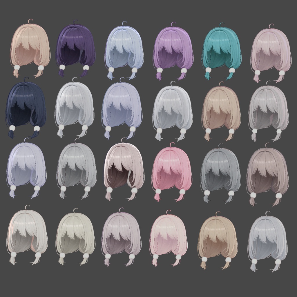 Yurume Osage Hair【24アバター対応】