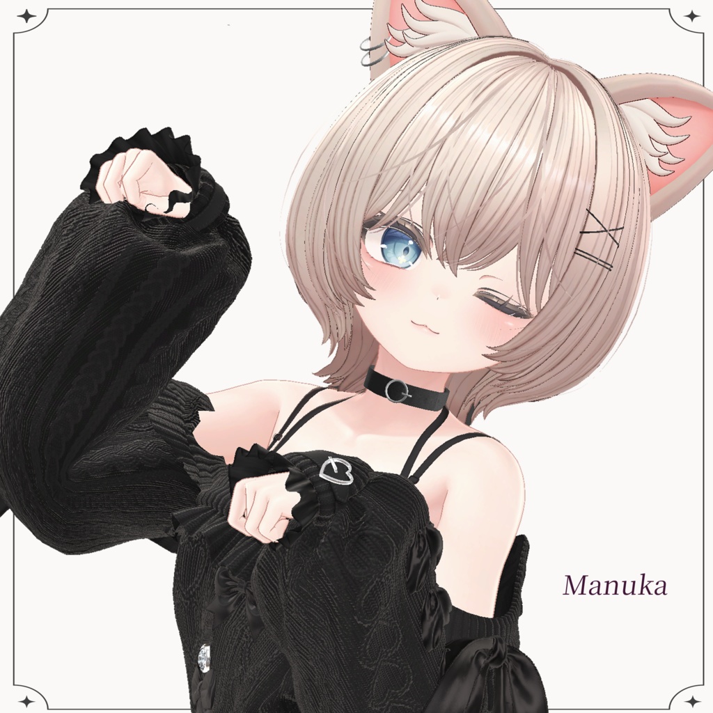 Mimi Wolf Hair ウルフヘア【20 avatars 対応】