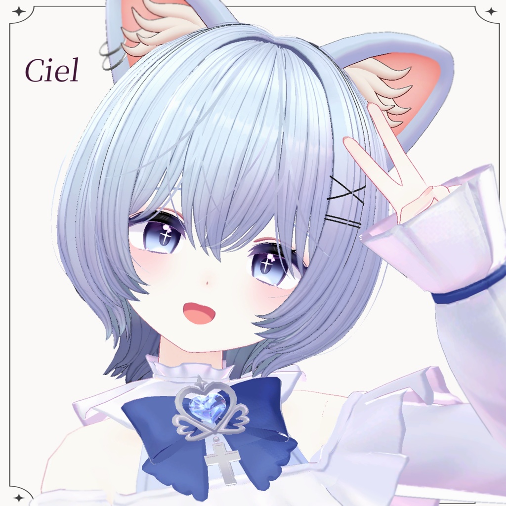 Mimi Wolf Hair ウルフヘア【20 avatars 対応】