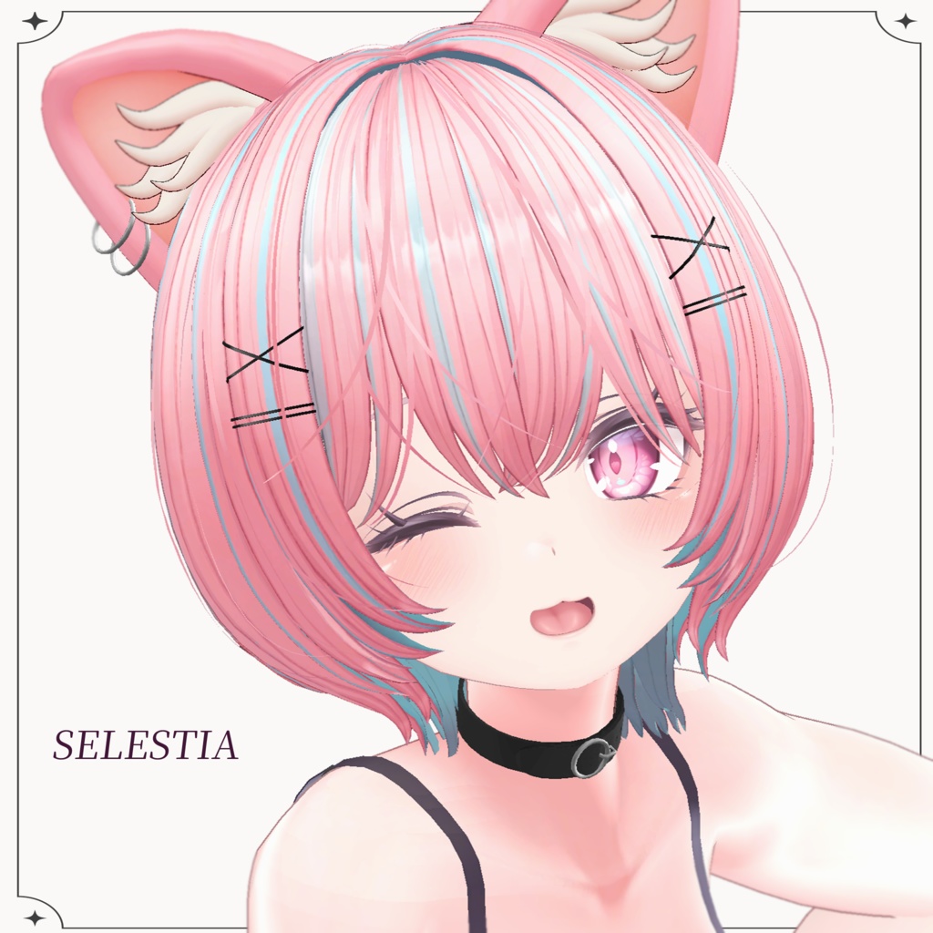 Mimi Wolf Hair ウルフヘア【20 avatars 対応】