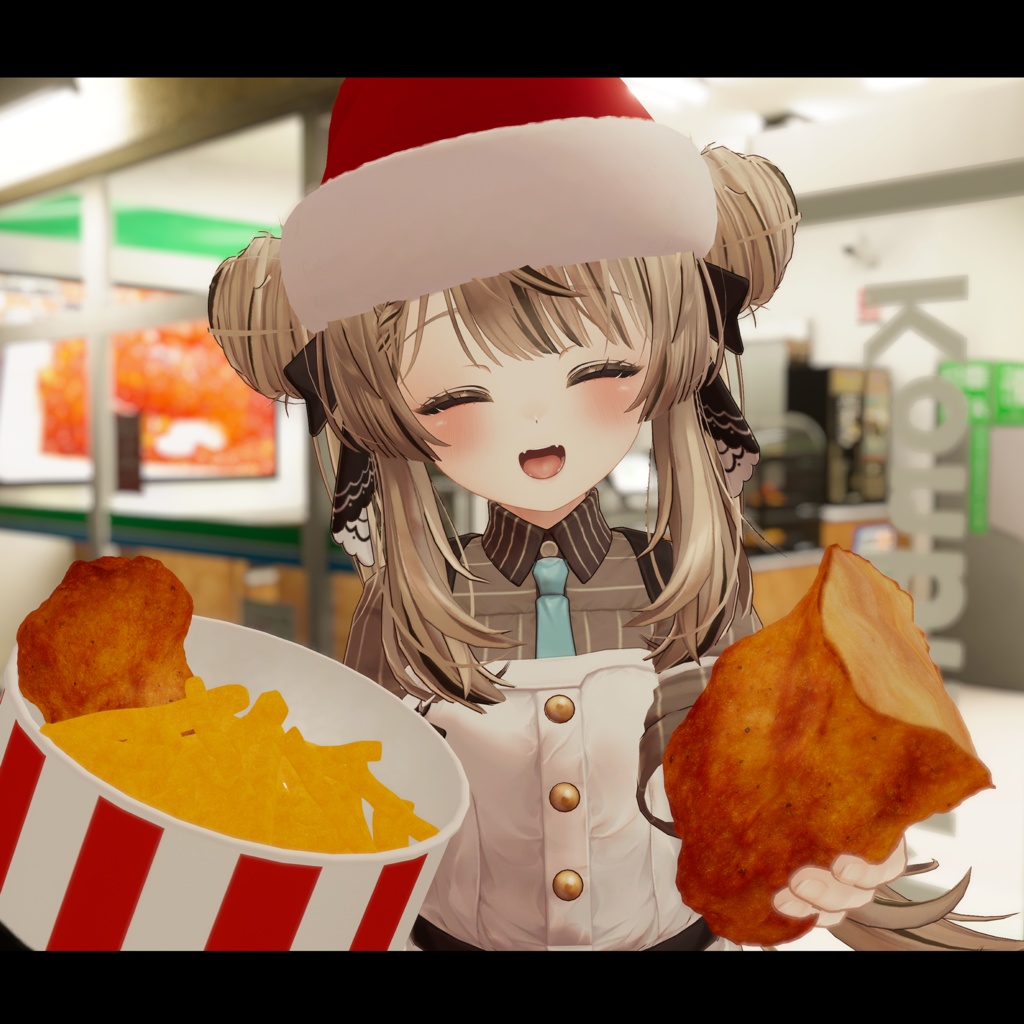 食べられる!フライドポテト&キチン【VRChat】
