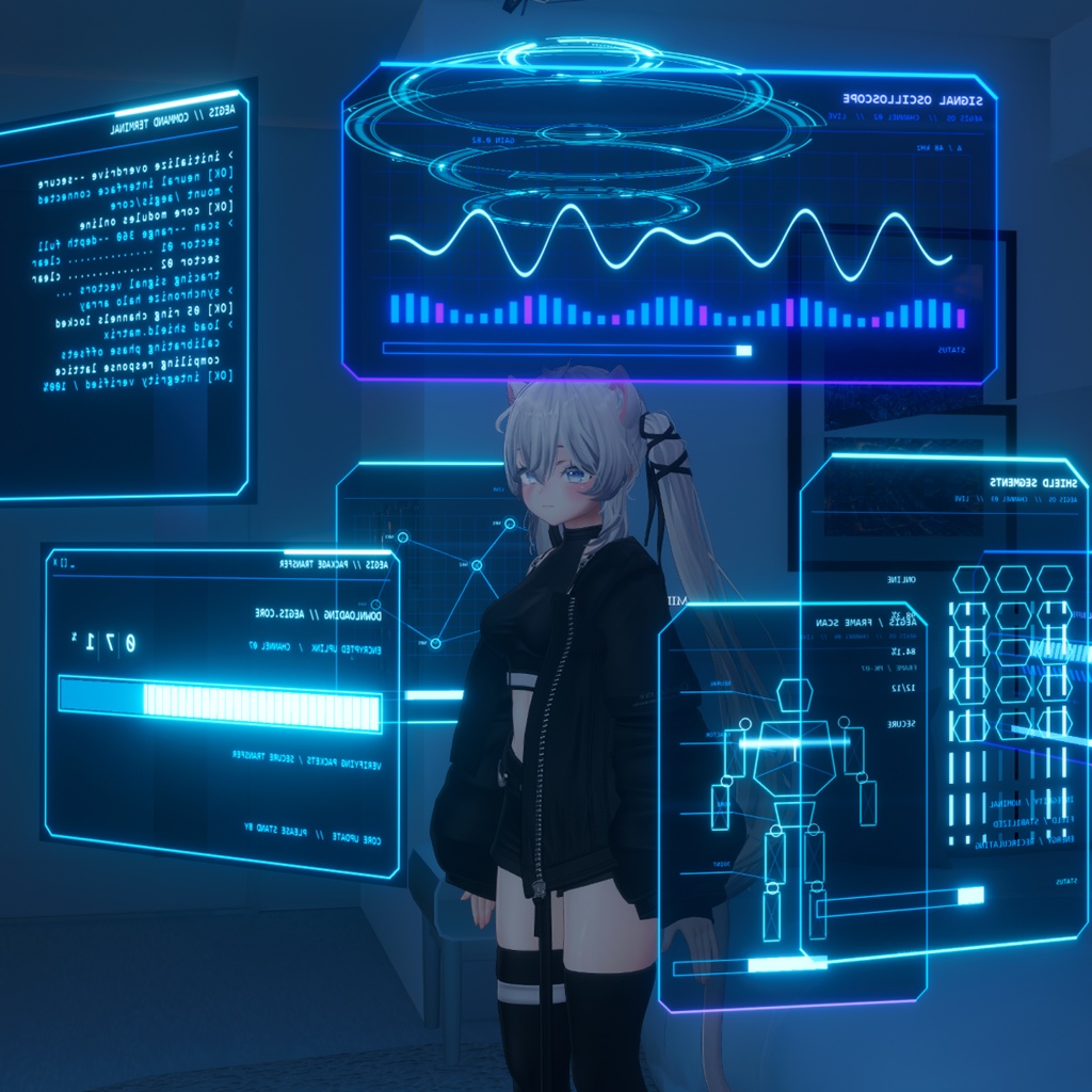 ✨SALE✨【ギミック付き】SFヘイロー【VRChat】