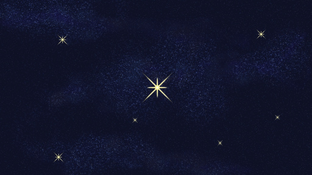 (無料)星空のキラキラGIFフリー素材
