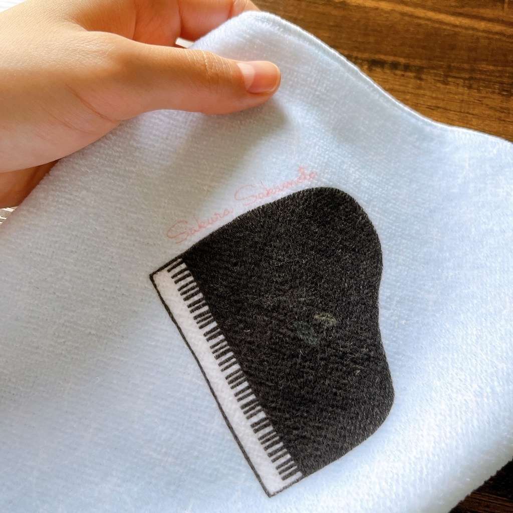 【sold】水上のピアノハンカチーフ【2022夏限定】