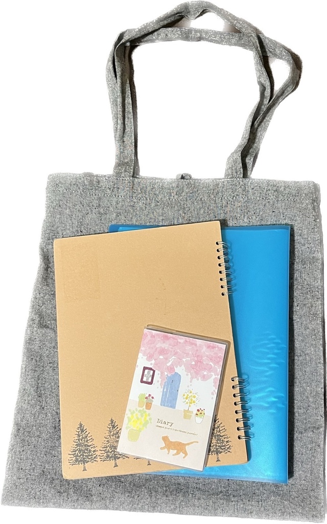 【sold】桜の木ロゴのエコトートバッグ【initial goods】