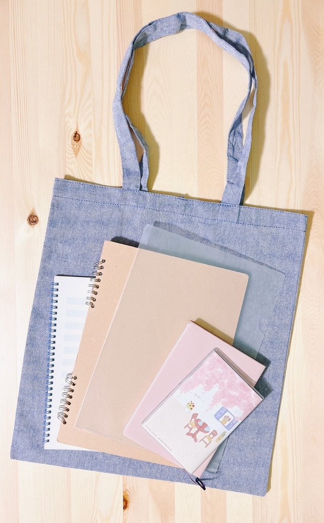 【sold】空色エコトートバッグ【惑星グッズ】