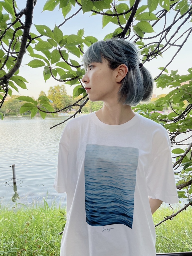 【sold】波にゆられるTシャツ【回遊グッズ】