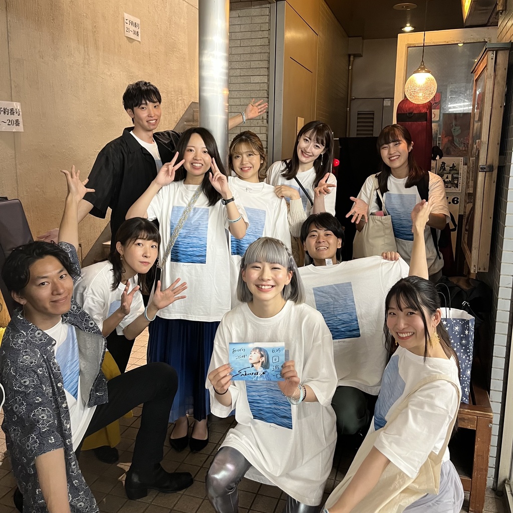 【sold】波にゆられるTシャツ【回遊グッズ】