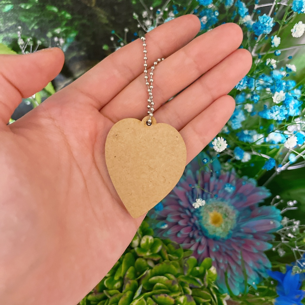 【sold】青い花びらキーホルダー【organic goods】