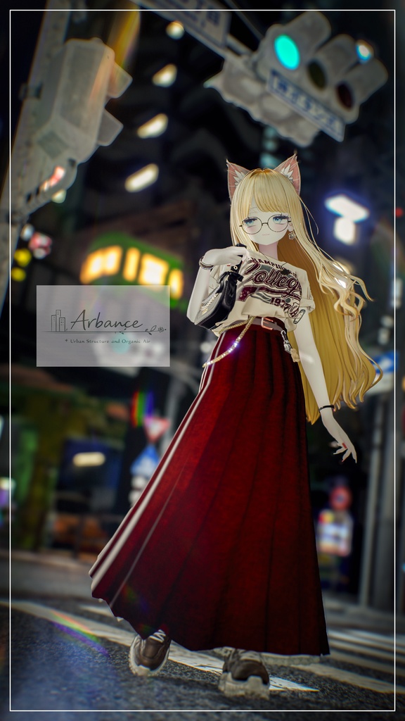 【ARB001】Pleats Long Skirt / Lapwing・Marycia・しなの対応