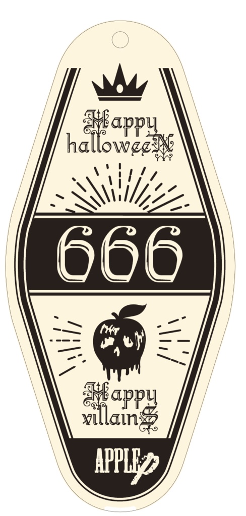 ラバー製モーテル風キーホルダー