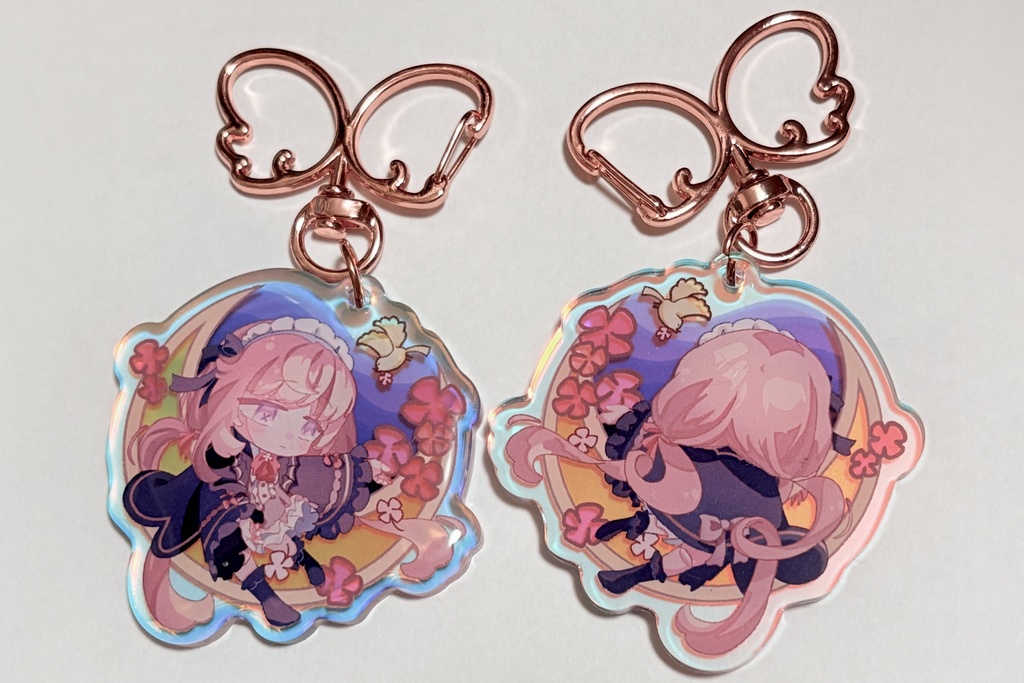 オーロラアクリルキーホルダー【つきのしゅうえん】2種