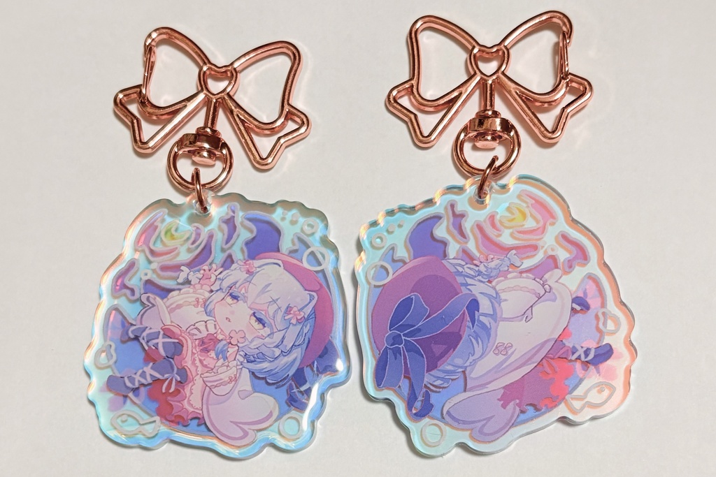 オーロラアクリルキーホルダー【つきのしゅうえん】2種