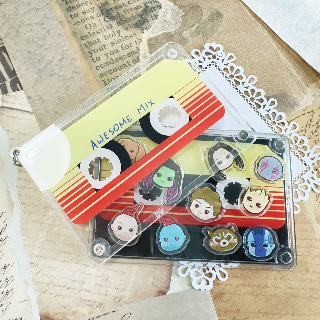 カセットテープ アクリルキーホルダー