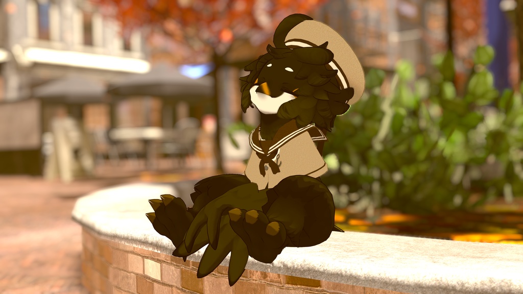 【Noix対応】Seagull Sailor【VRChat想定衣装】