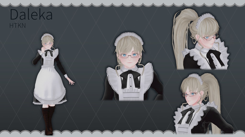 【オリジナル3Dモデル】 Daleka (ダリョーカ)