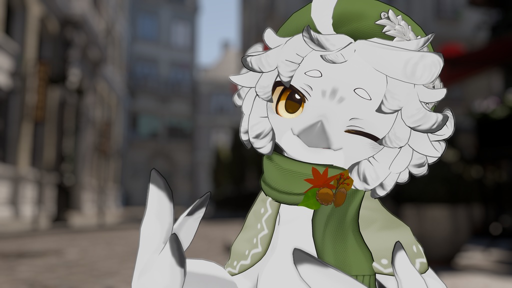 【3Dアクセサリー】Autumn Brooch