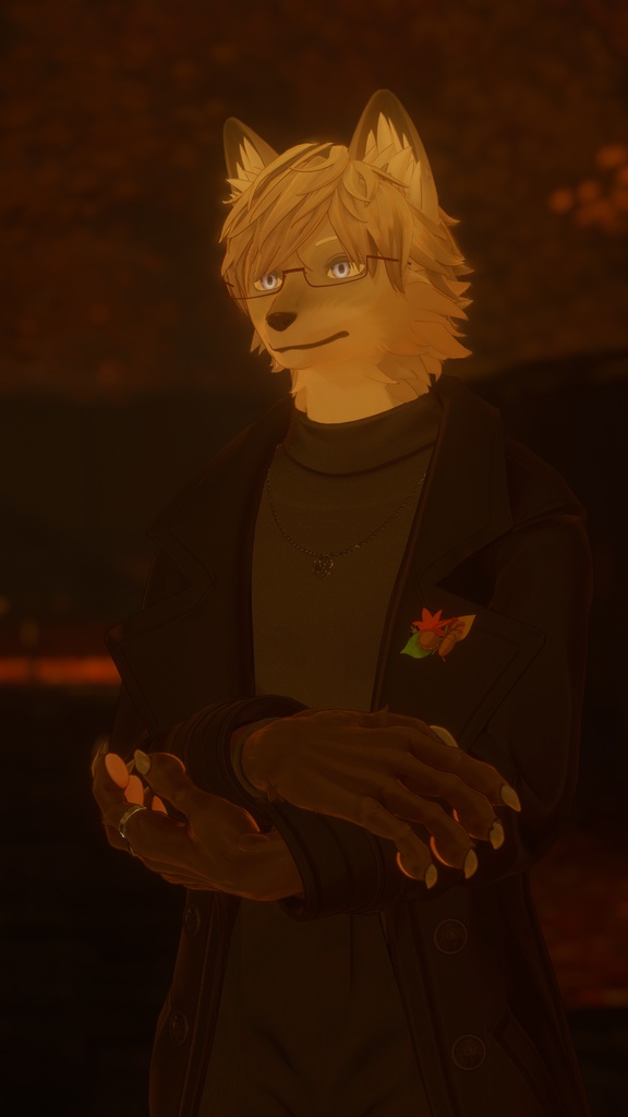 【3Dアクセサリー】Autumn Brooch