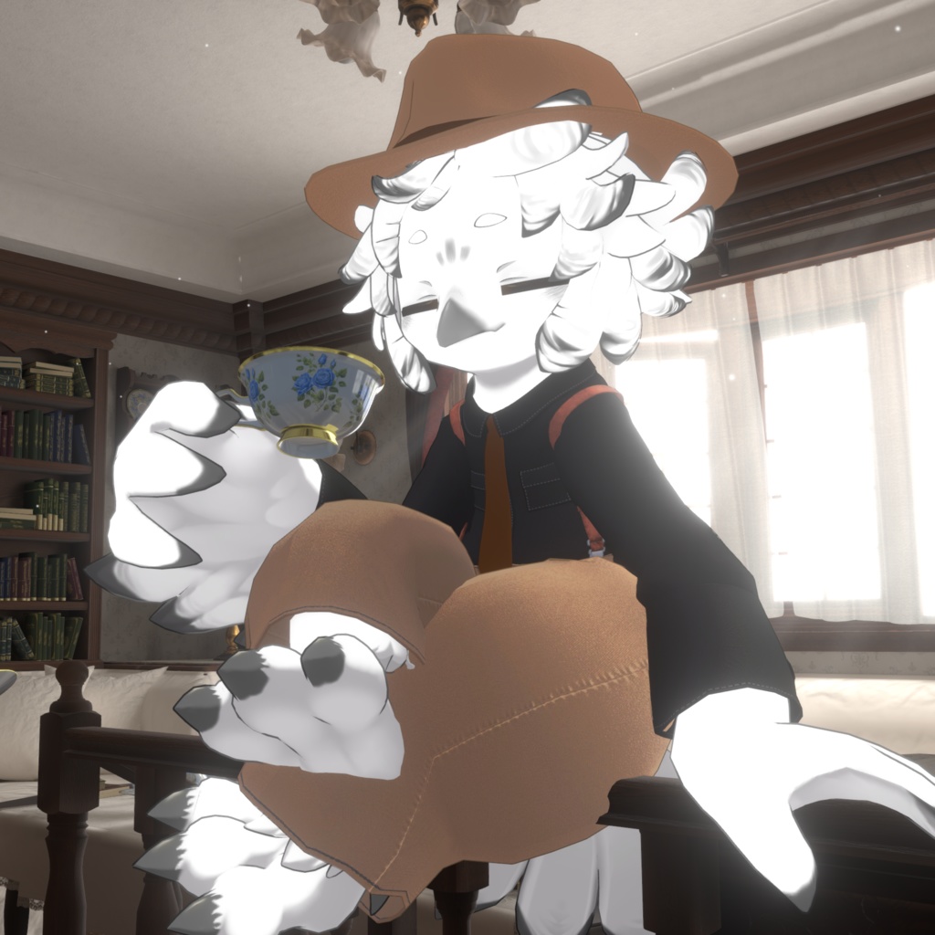 セール12/31まで!【Noix対応】Crow Coat【VRChat想定衣装】