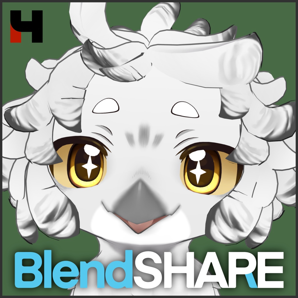 【Noix対応】BlendShare 追加シェイプキー設定ファイル