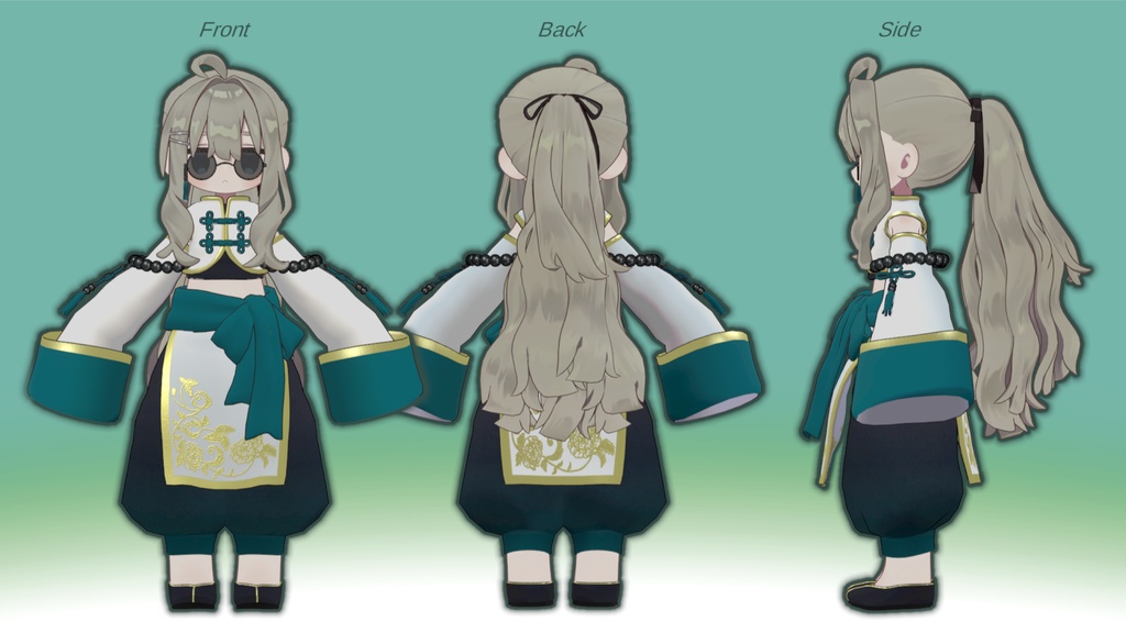 🐱セール4/30まで🦉【キプフェル / Noix対応】Oriental Owl【VRChat想定衣装】