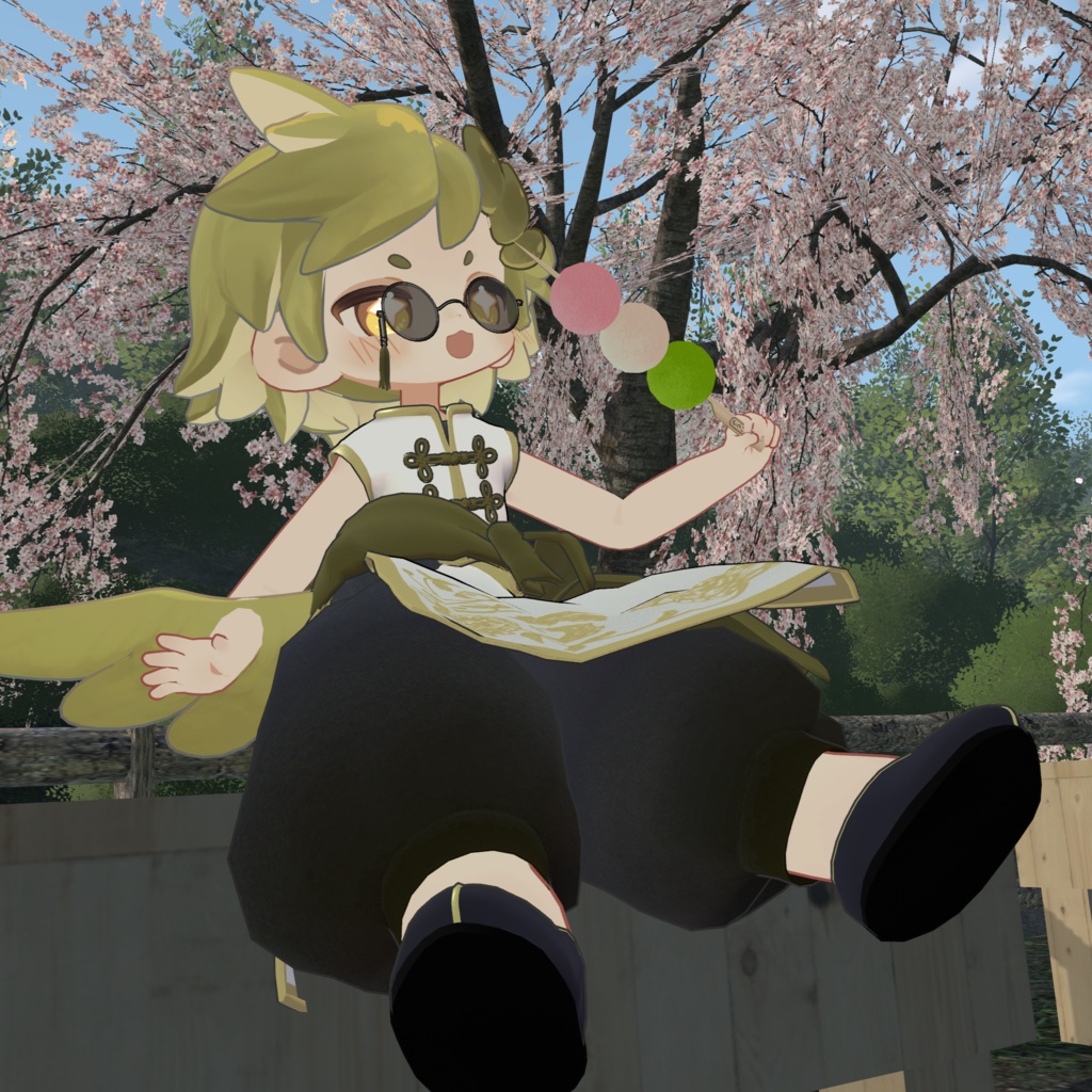 🐱セール4/30まで🦉【キプフェル / Noix対応】Oriental Owl【VRChat想定衣装】