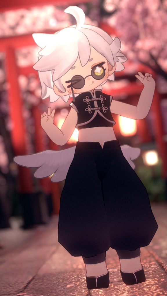 🐱セール4/30まで🦉【キプフェル / Noix対応】Oriental Owl【VRChat想定衣装】