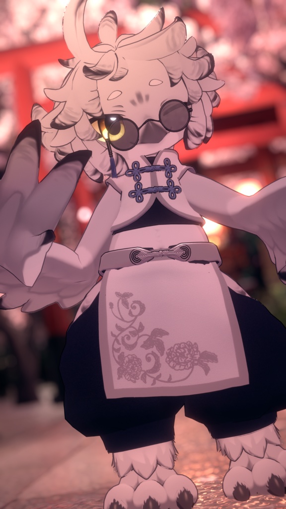 🐱セール4/30まで🦉【キプフェル / Noix対応】Oriental Owl【VRChat想定衣装】