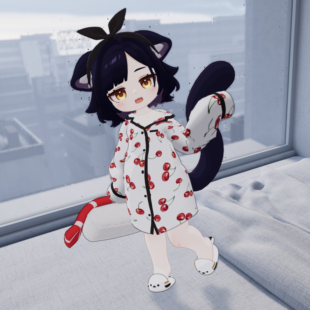 🐱9/6 (日)までセール中🥐【キプフェル / コロネ / Noix対応】Sleepy Shimaenaga【VRChat想定衣装】
