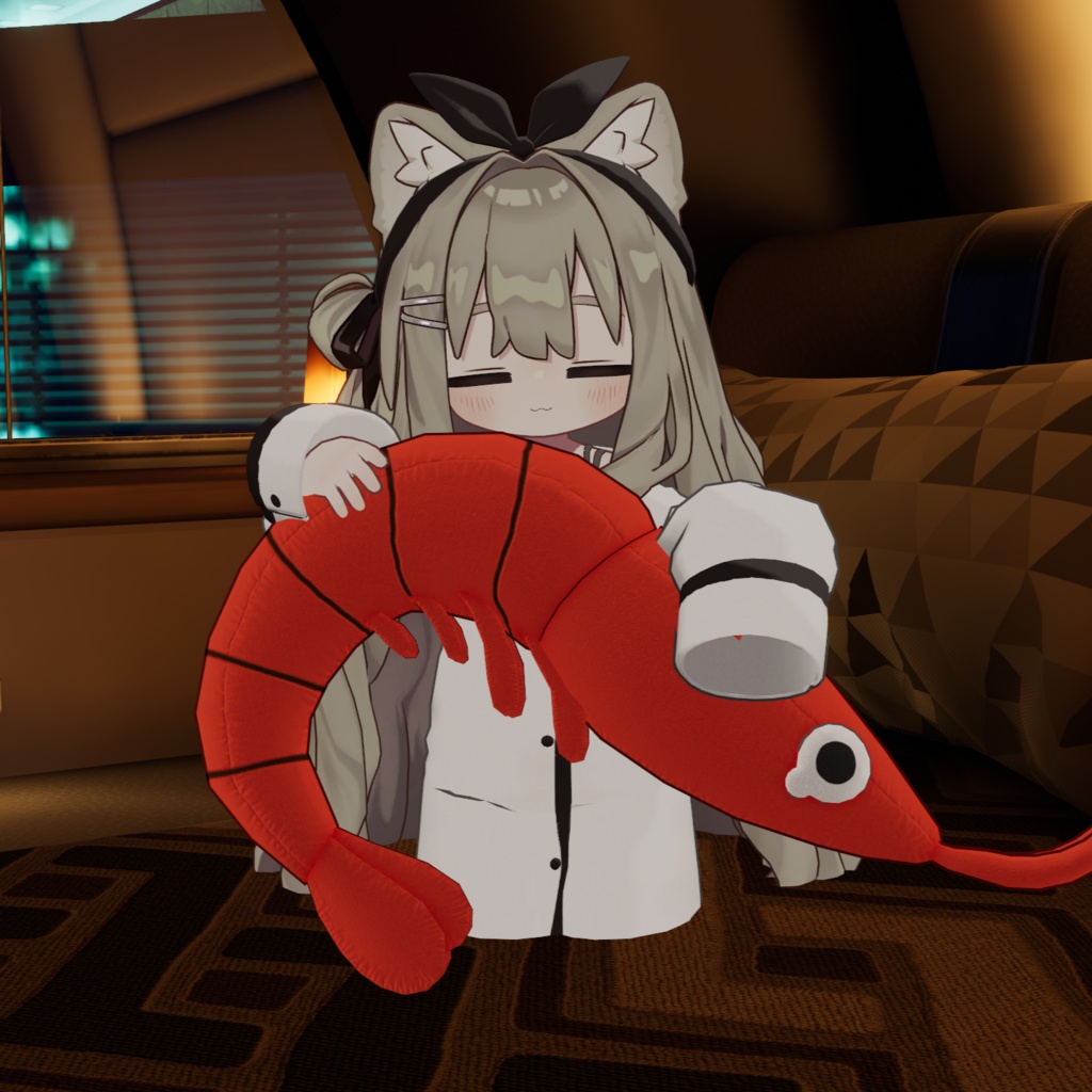 🐱9/6 (日)までセール中🥐【キプフェル / コロネ / Noix対応】Sleepy Shimaenaga【VRChat想定衣装】