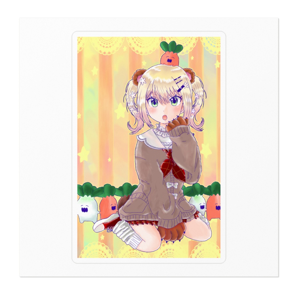 【非公式】桃鈴ねね ステッカー