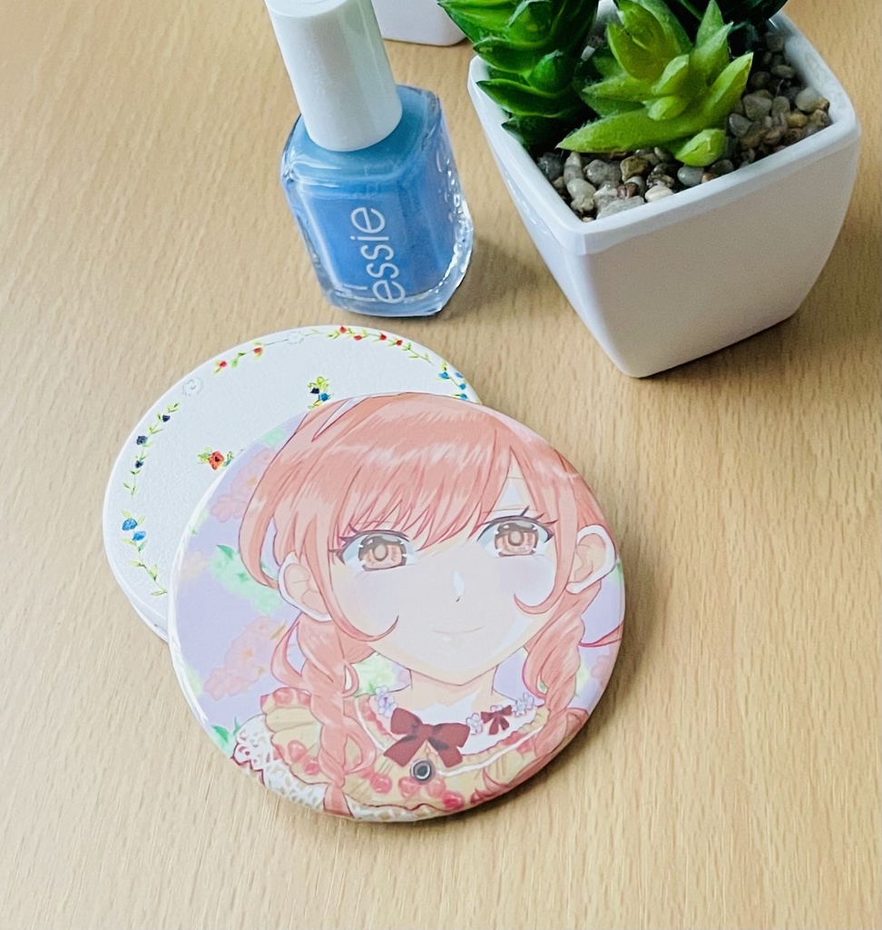 【オリジナル】花乃ちゃん 缶ミラー