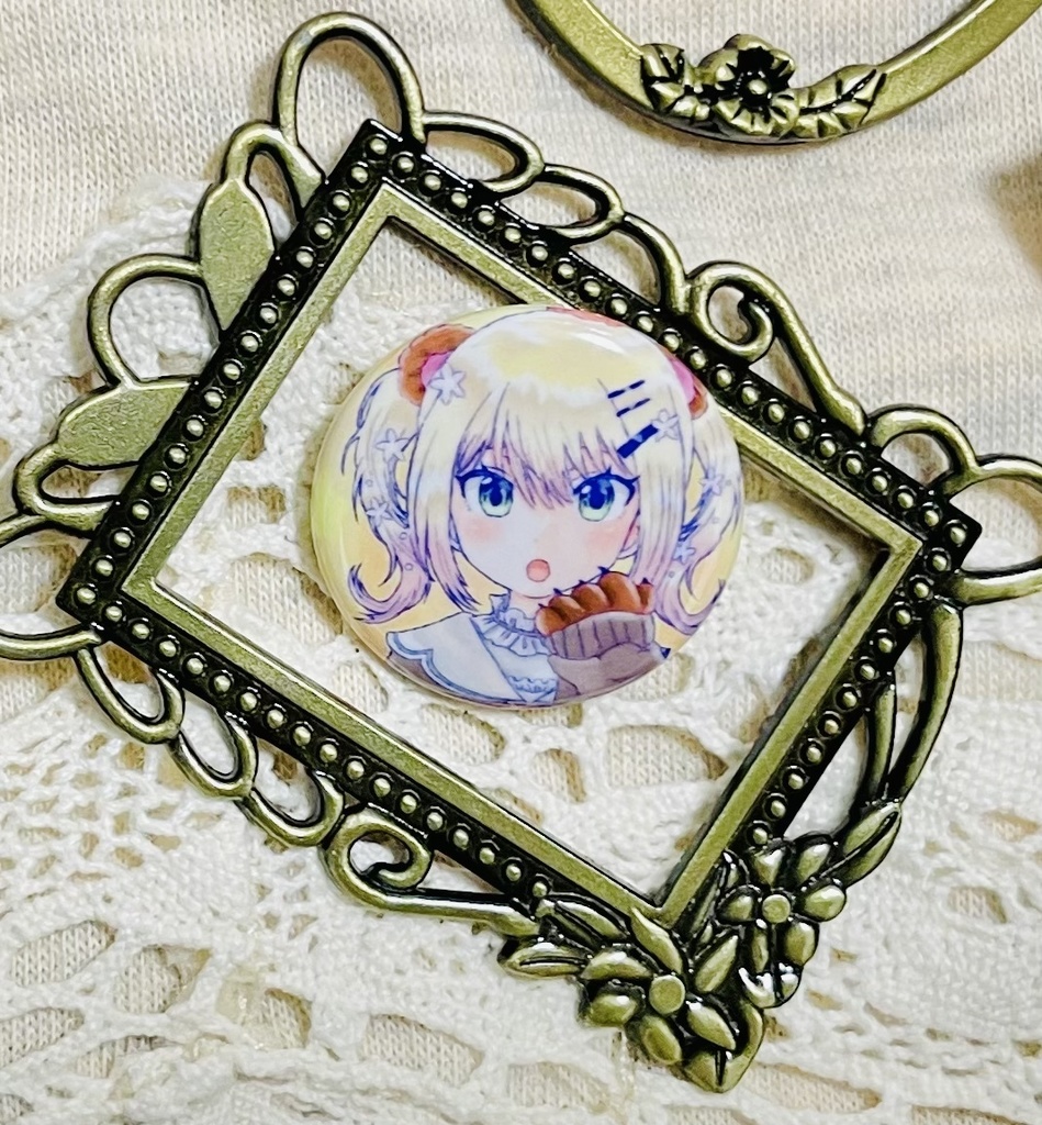 【非公式】桃鈴ねね 缶バッジ