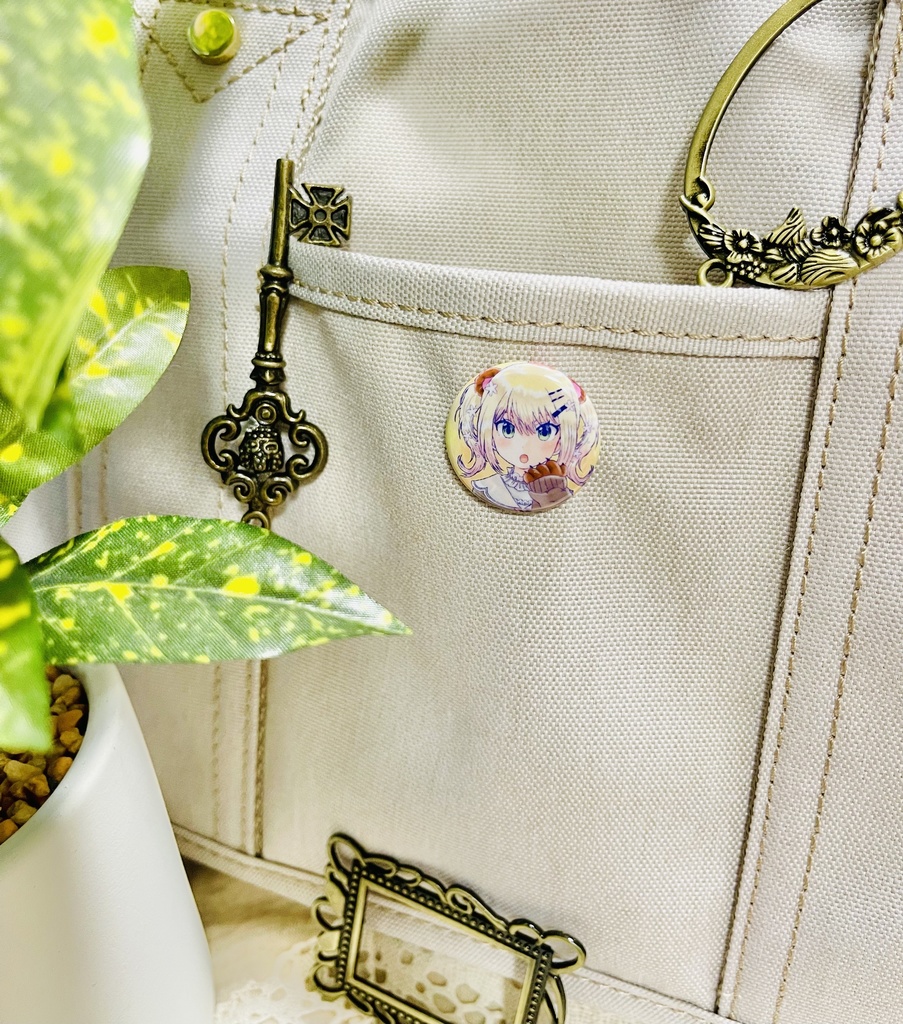 【非公式】桃鈴ねね 缶バッジ