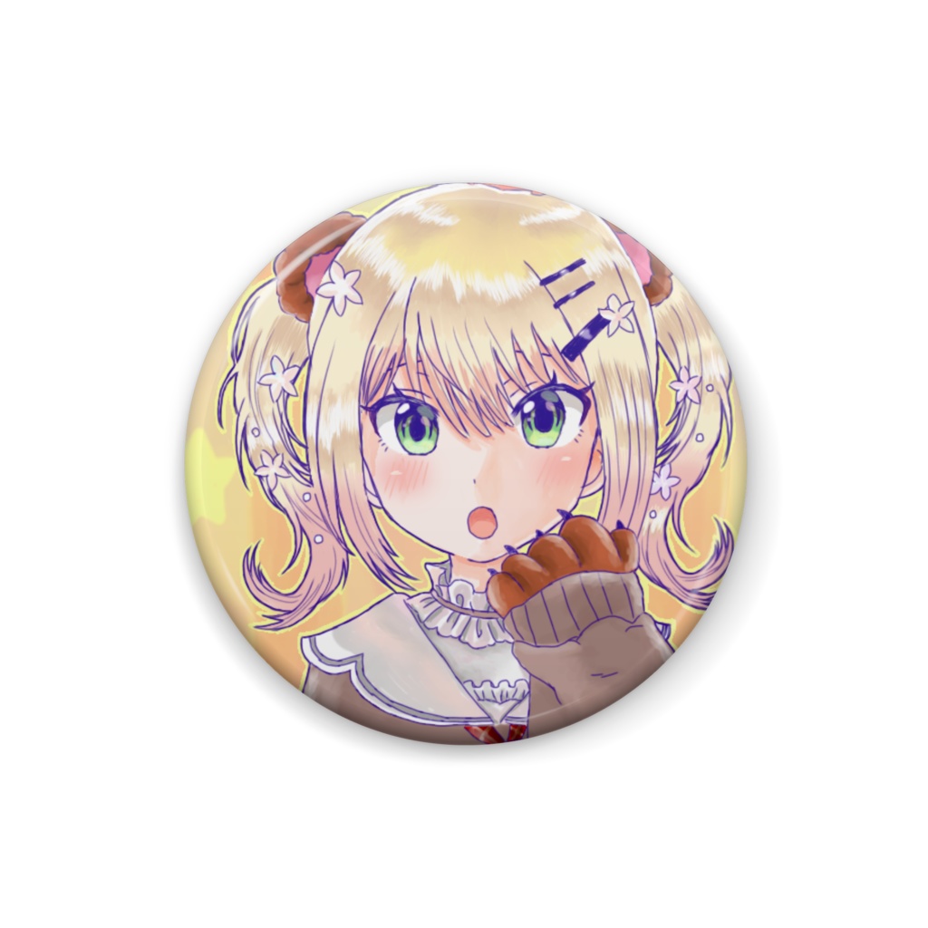 【非公式】桃鈴ねね　缶バッジ